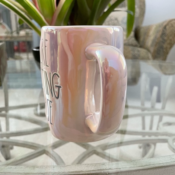Rae Dunn MORE FROSTING PLEASE iridescent luster mug - Picture 2 of 5